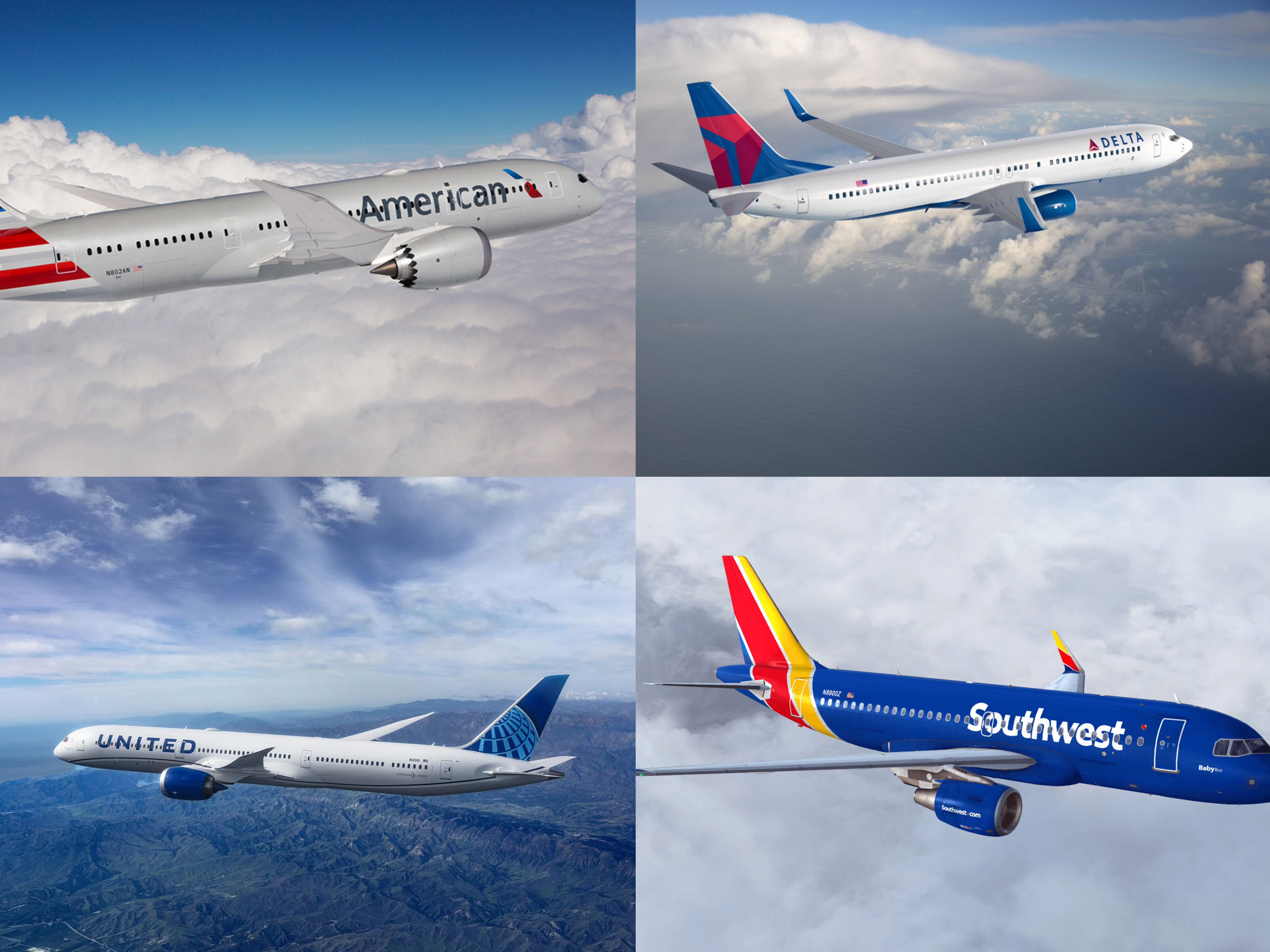 US Top 4 Airlines Financial Performance Analytics Project